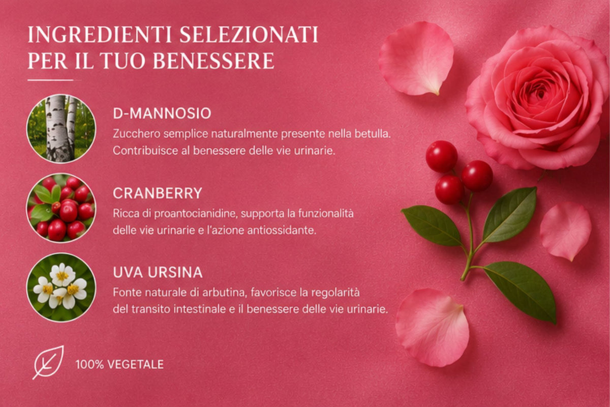 D Mannosio con Cranberry e Uva Ursina